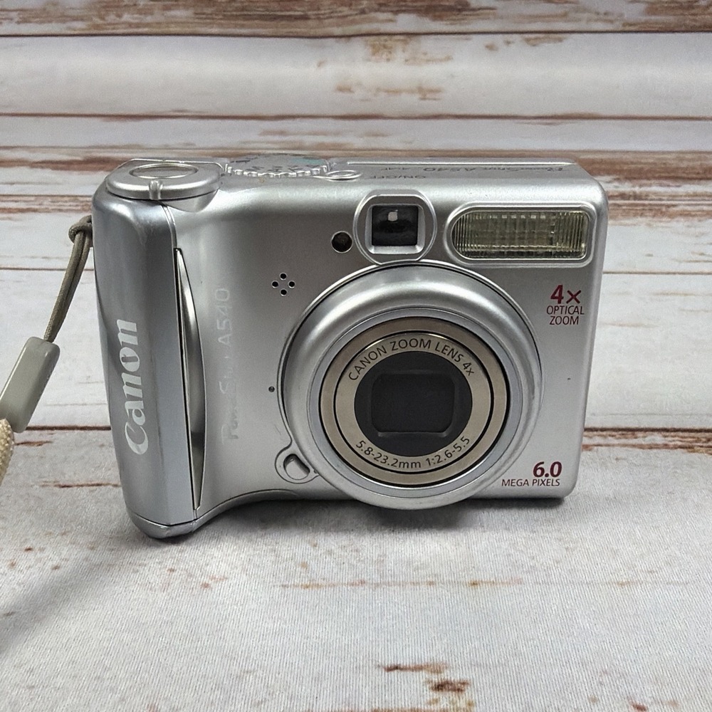 Canon "Power Shot A540" 6.0MP Digital Camera ~ For Parts and / or Repair